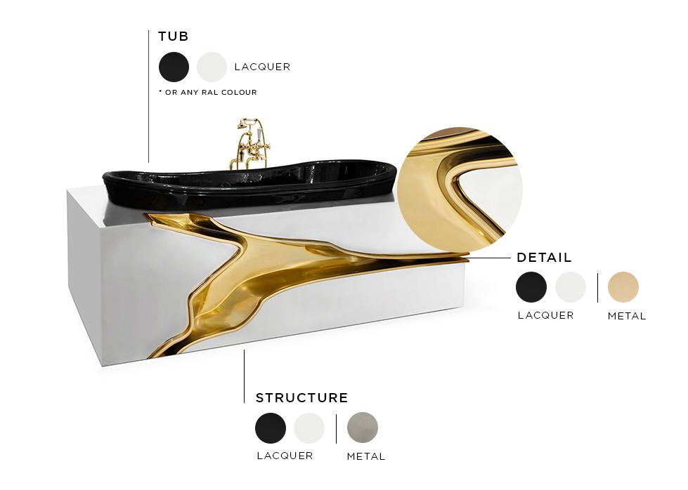Baignoire Design Fracturé