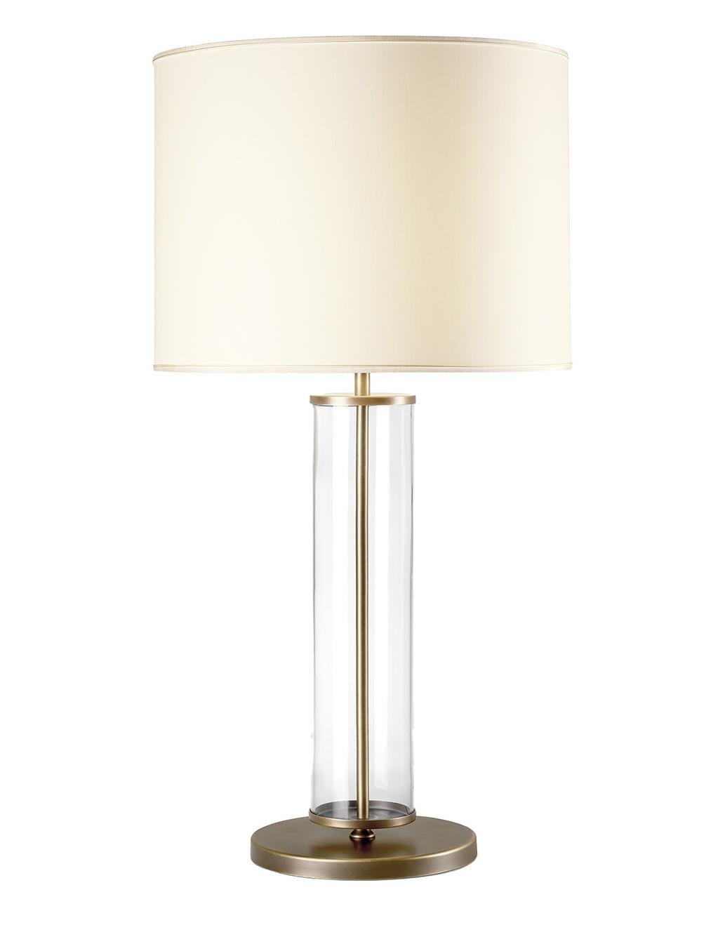 Lampe de Table en Métal Bruni