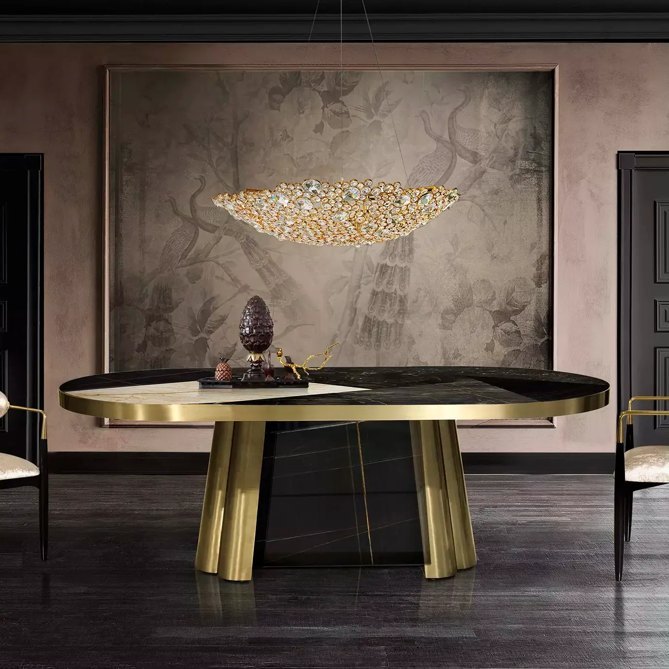 Lustre demi-lune Éternelle