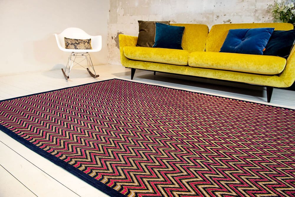 Tapis Dolomiti 9009 Blu Rosa
