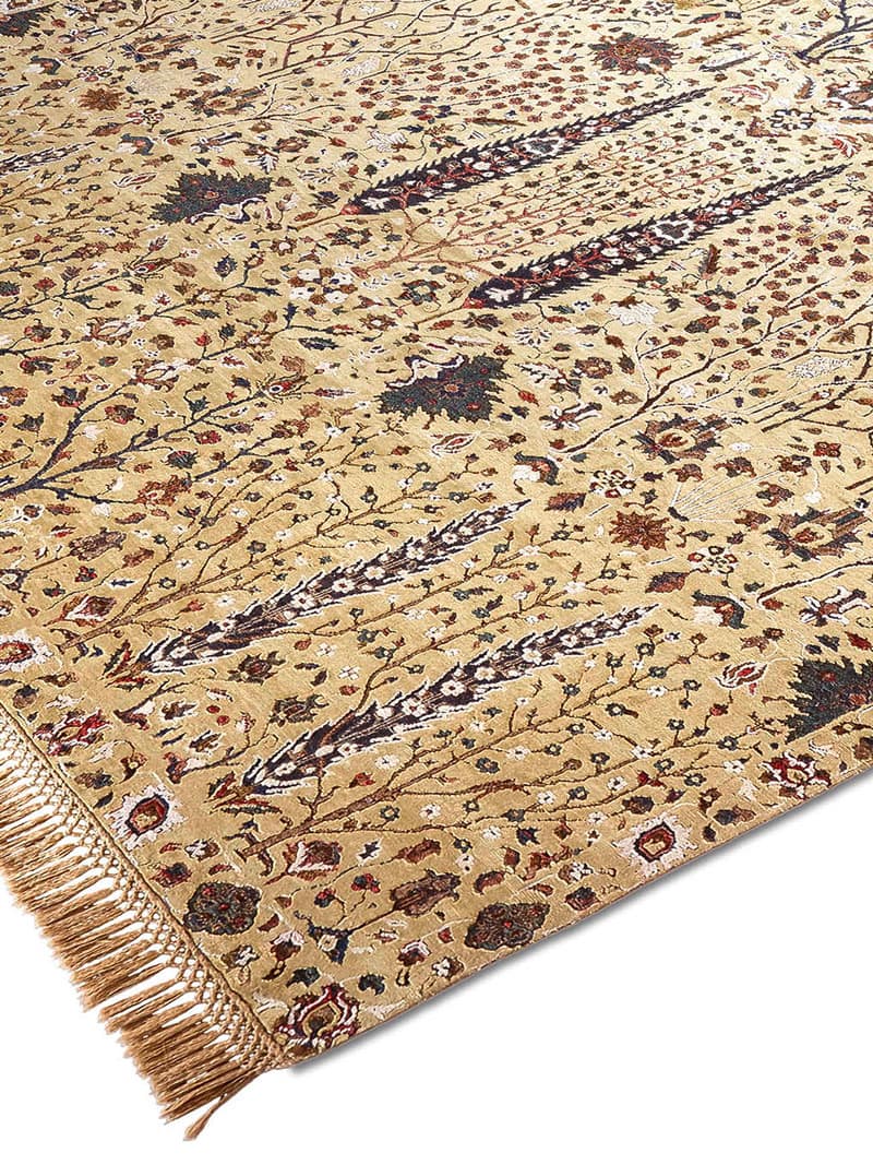 Tapis de luxe Jardin de Pins Doré