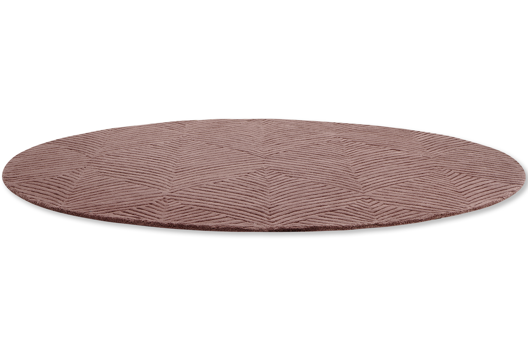 Tapis rond Folia Vison