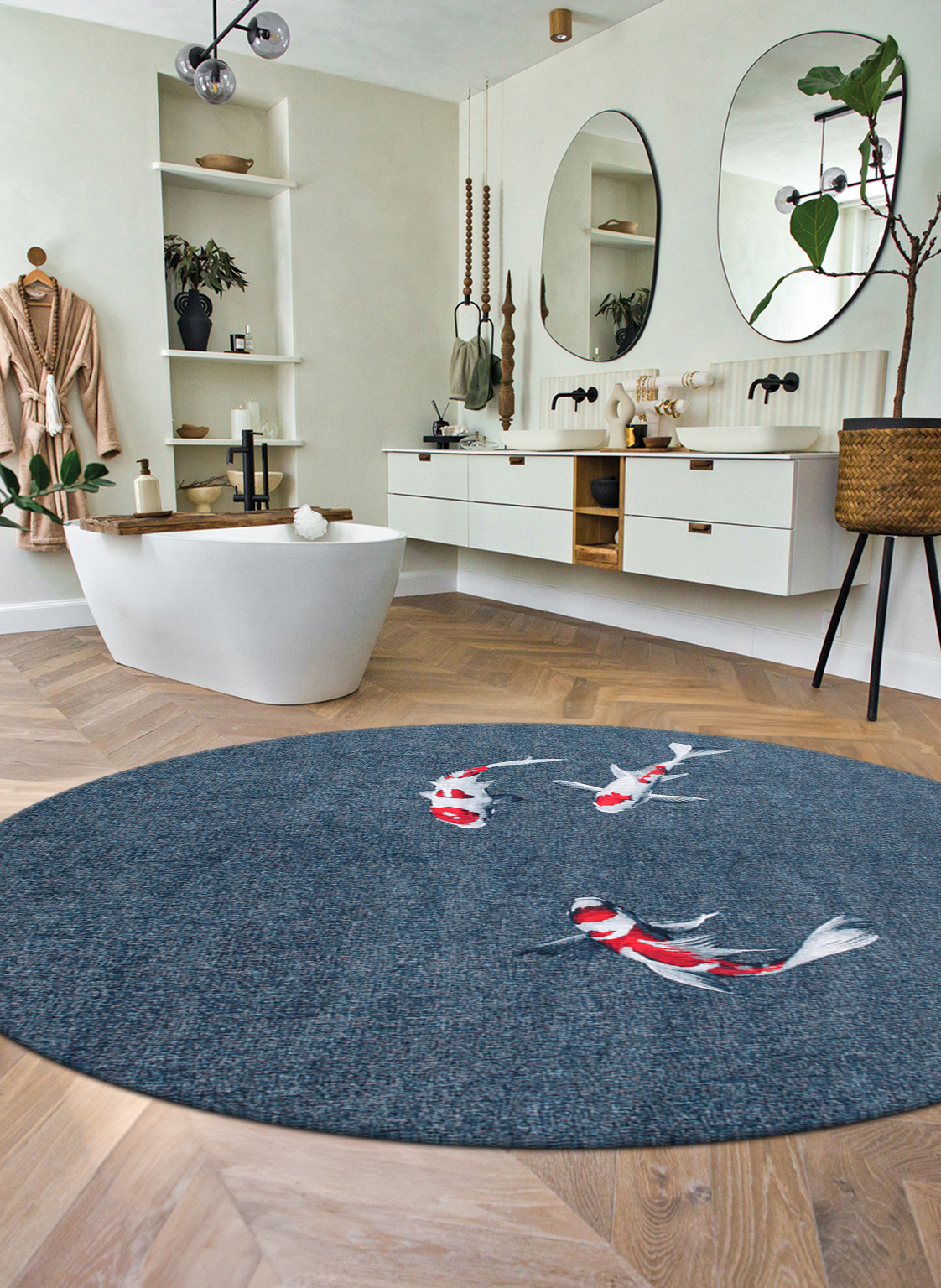Tapis Étang Japonais 9390