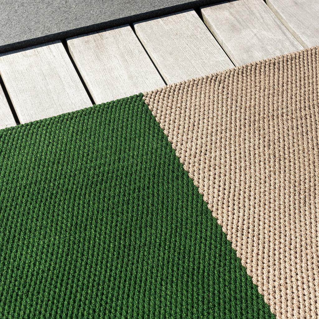 Tapis d’extérieur Deck Vert Printemps | Taille: 140 x 200 cm