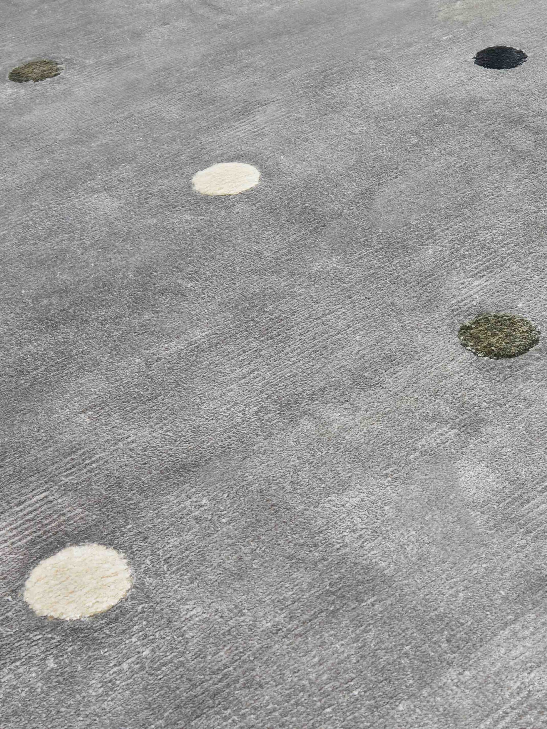 Tapis Points Gris Mélangé