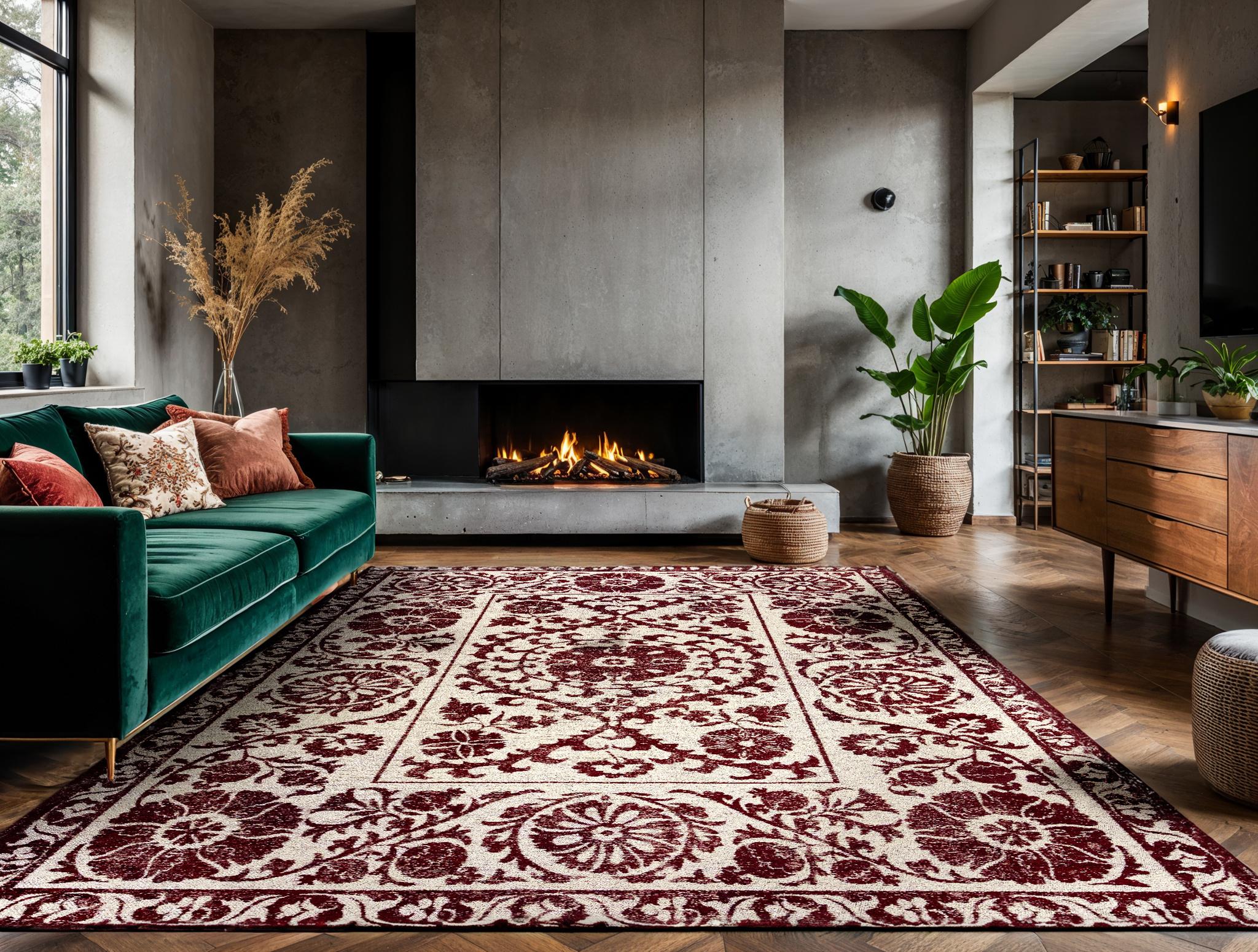 Tapis Suzani «Zéphyr» 9734