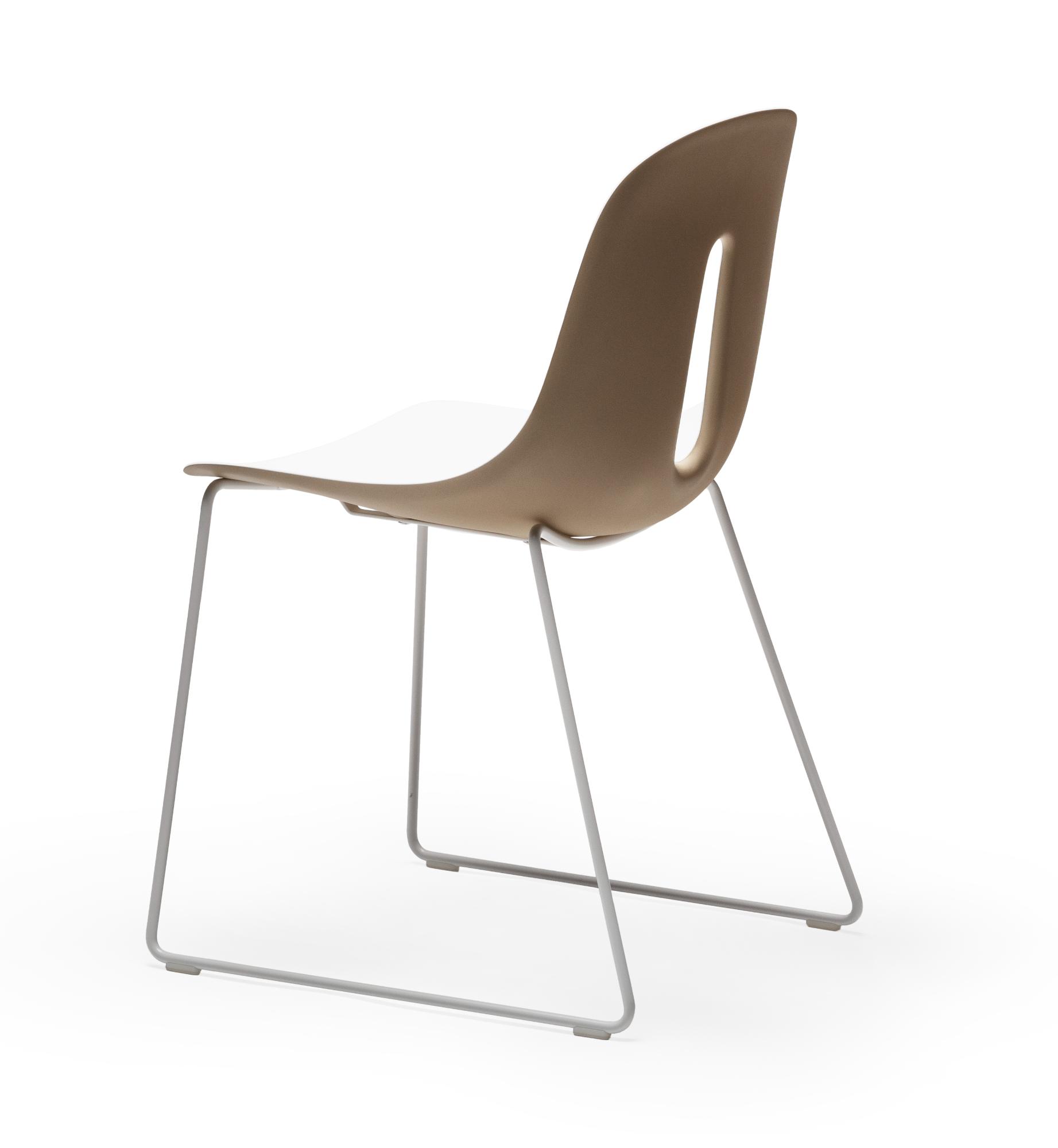 Chaise Gotham SL Beige et Noir