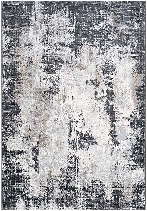 Tapis Belge Abstrait Tissé Machine