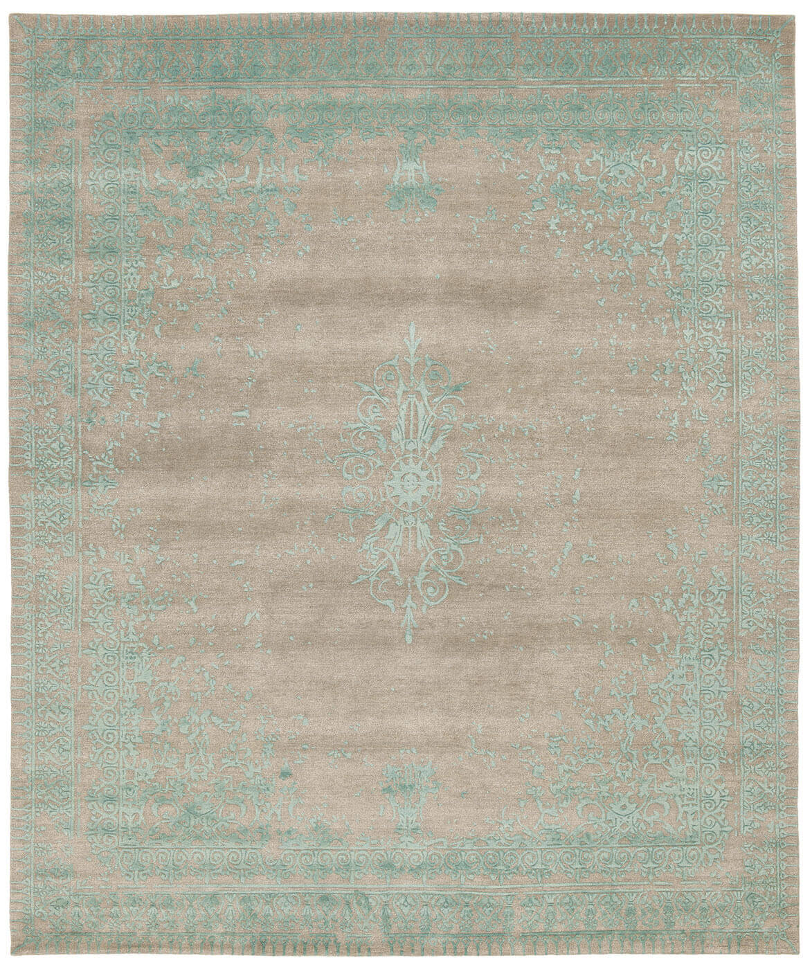 Tapis Ferrara Spécial Rocked Aqua Gris