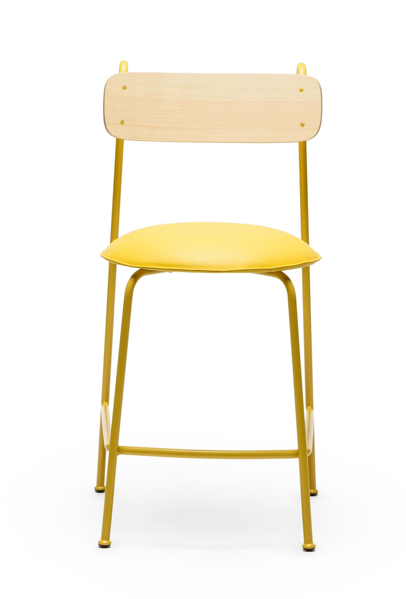 Chaise de Bar Lena SG-65 Frêne Jaune