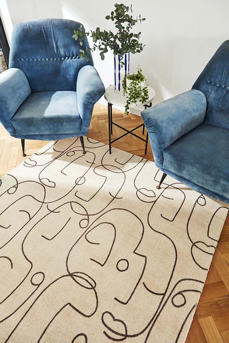 Tapis Epsilon Charbon 23801 | Taille: 120 x 180 cm