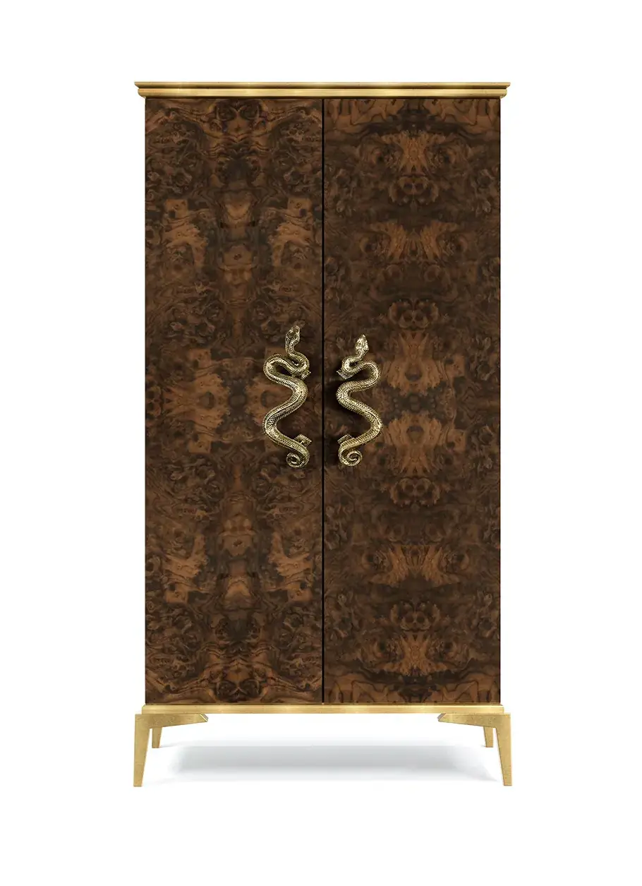 Armoire India Racine de Noyer