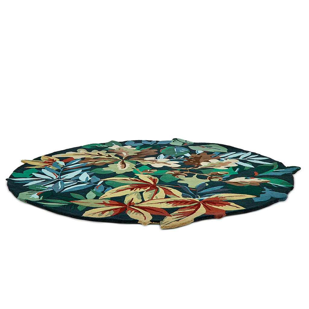 Tapis rond Robin's Wood Vert Forêt 146508