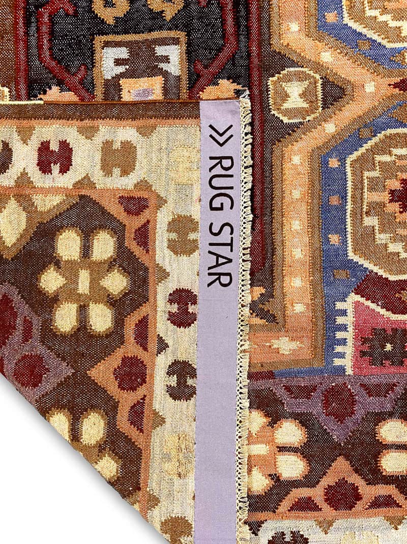 Tapis de luxe fait main Tissage Plat | Taille: 274 x 365 cm