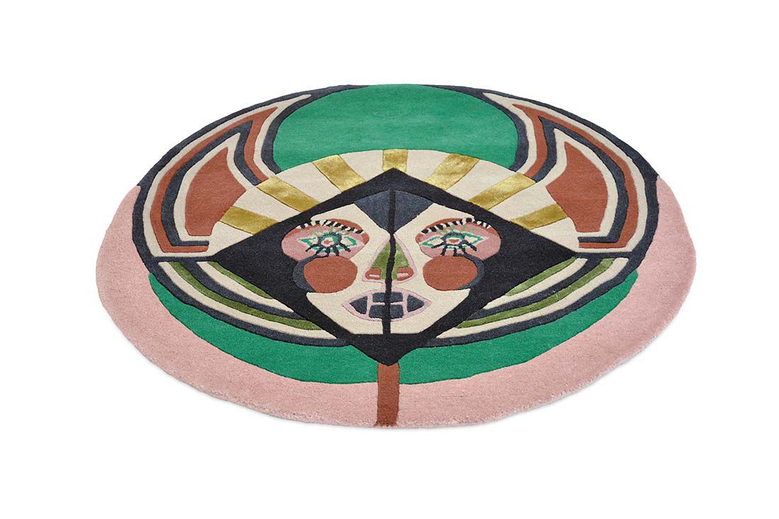 Tapis rond Zodiac Vierge Cercle 161605