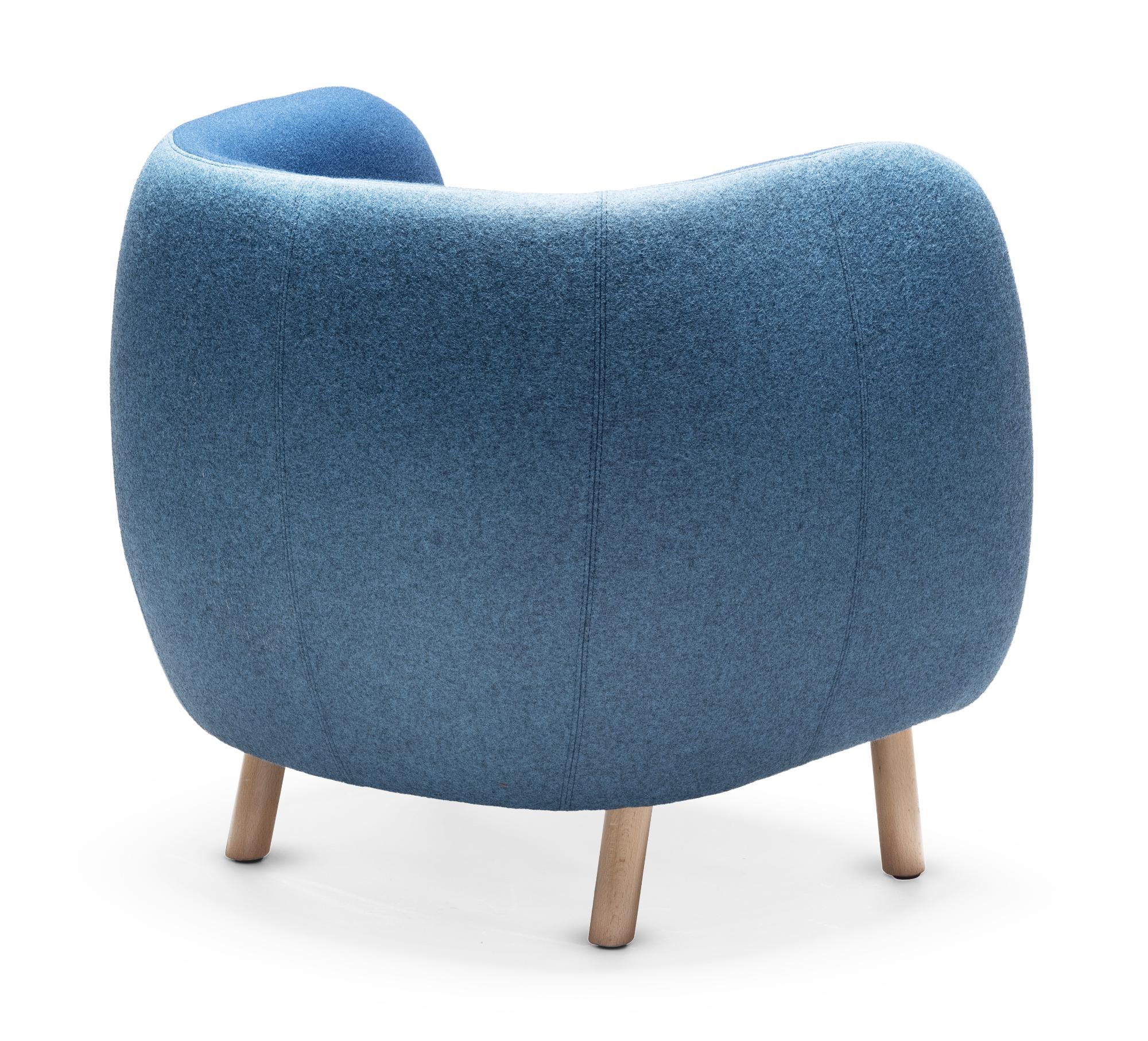 Fauteuil Mousse P Bleu