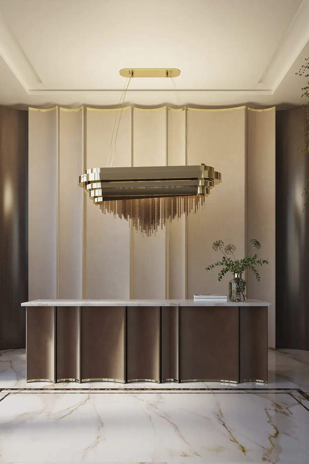 Suspension Snooker Art Déco - 7