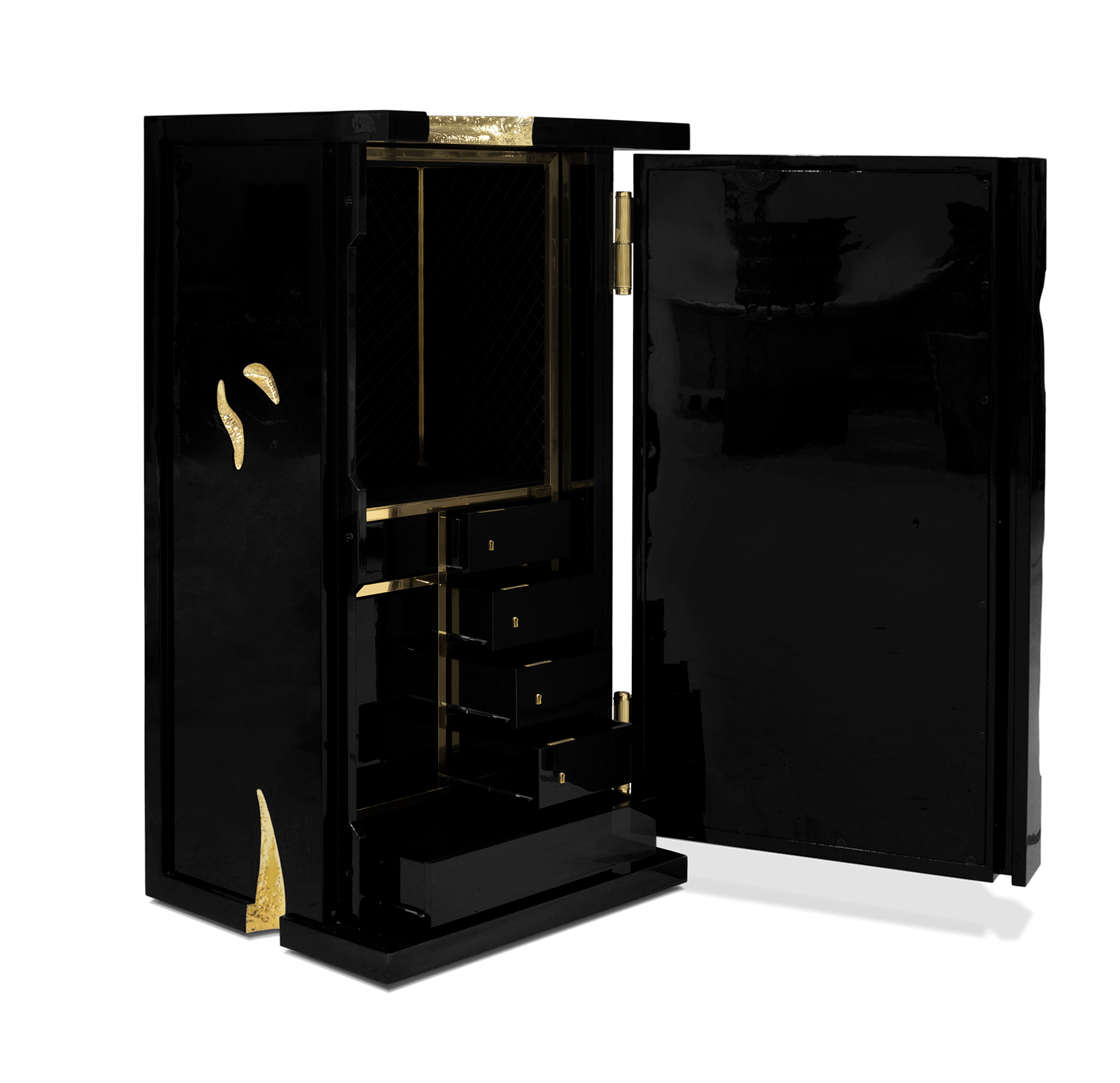 Coffre-Fort Luxe Millionaire Noir & Or