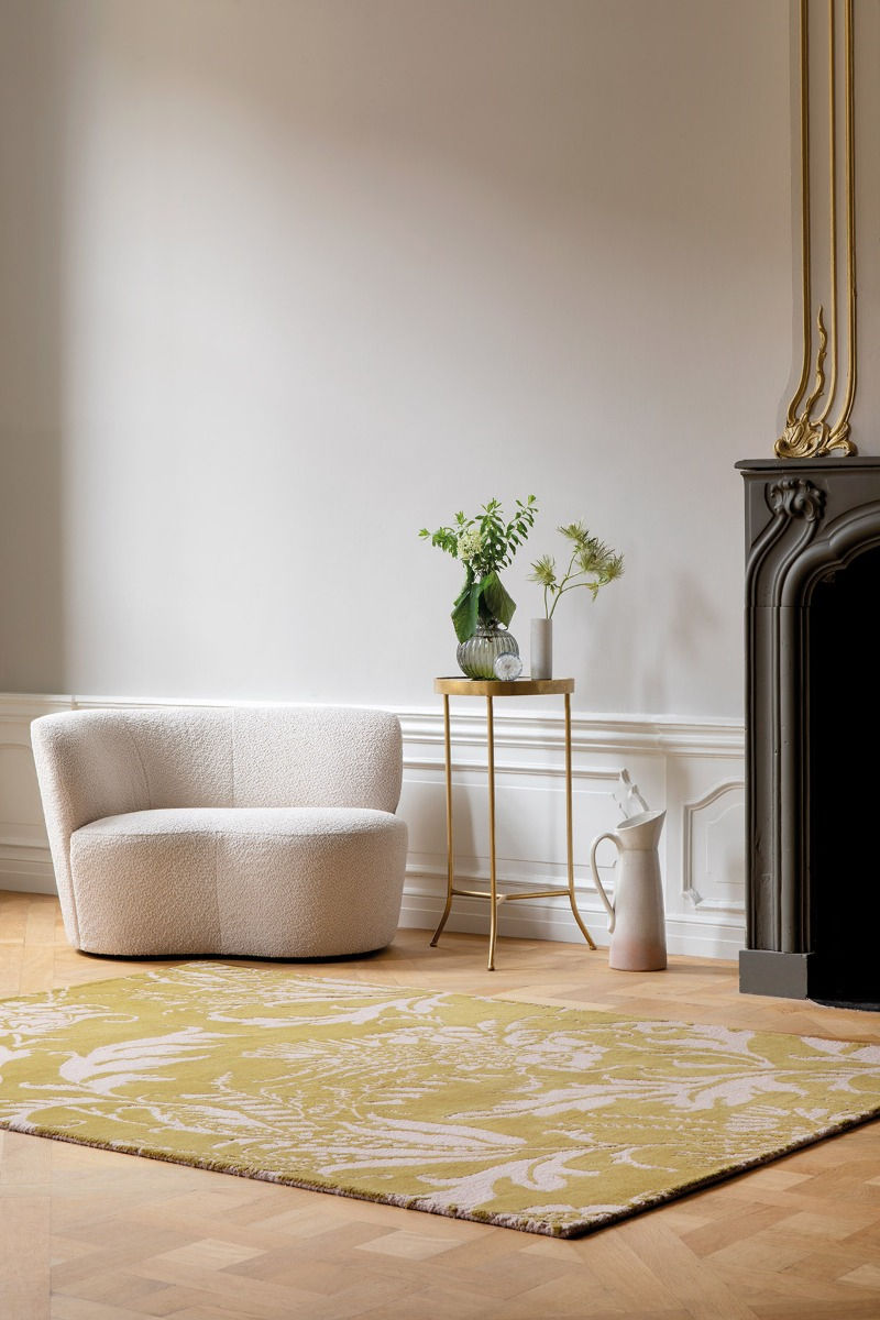 Tapis Baroque Jaune
