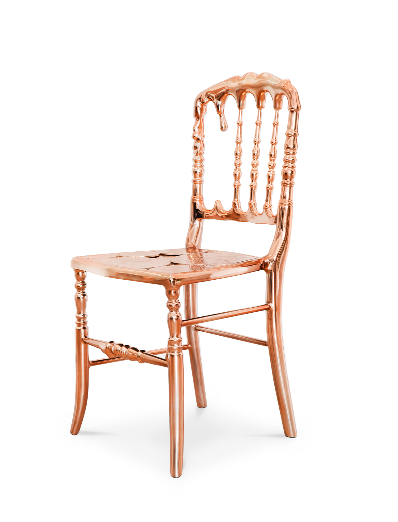 Chaise d’Accent Cuivrée Empyrean