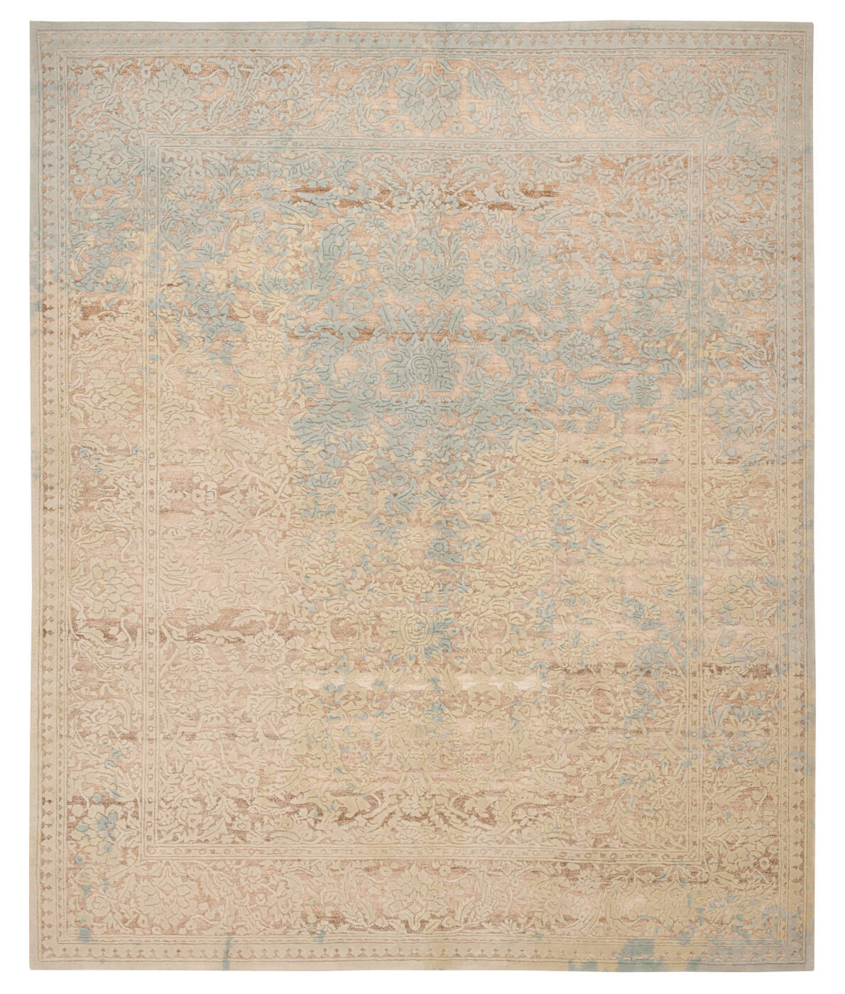 Tapis Mauro Angaa Aqua Gris
