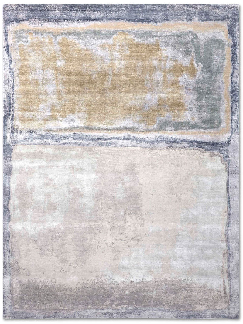Tapis fait main de luxe Mélange Sable