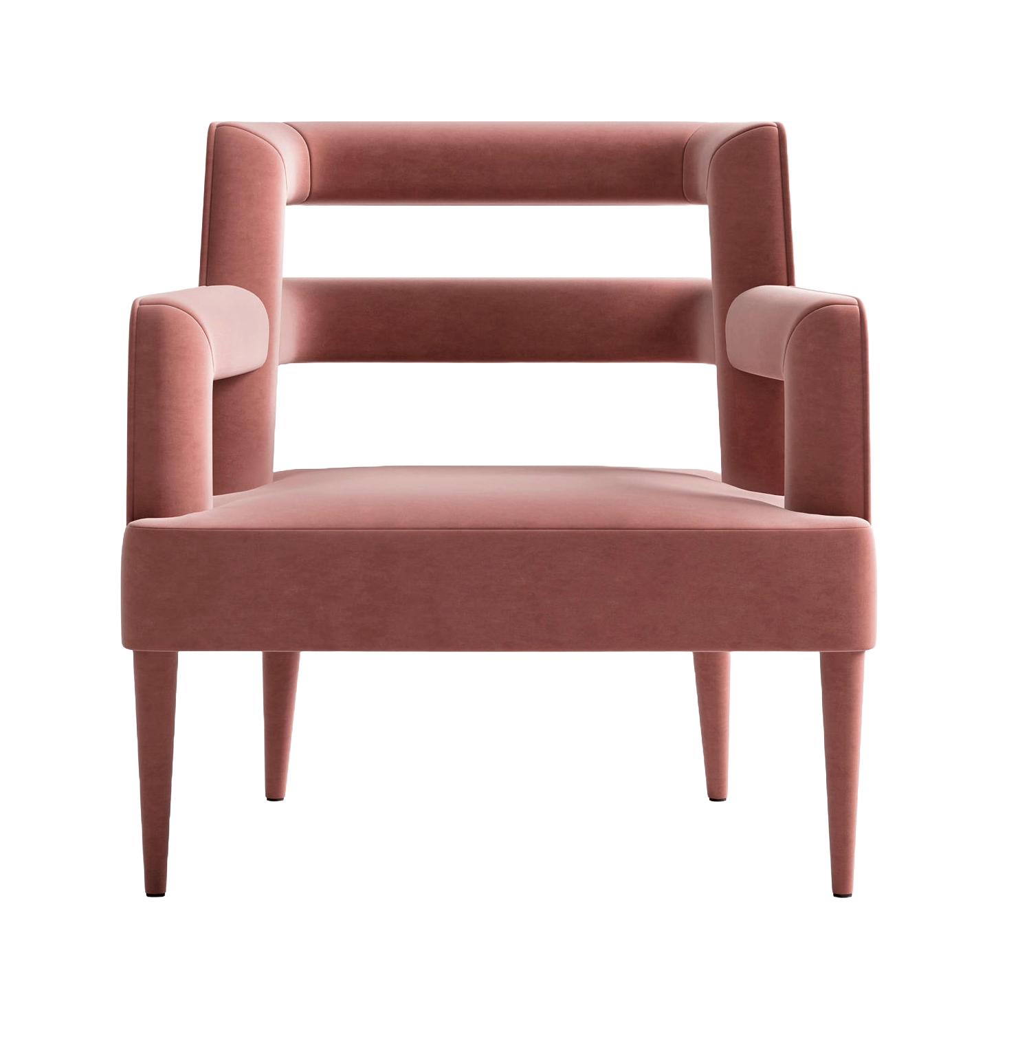Fauteuil Rose Rembourré