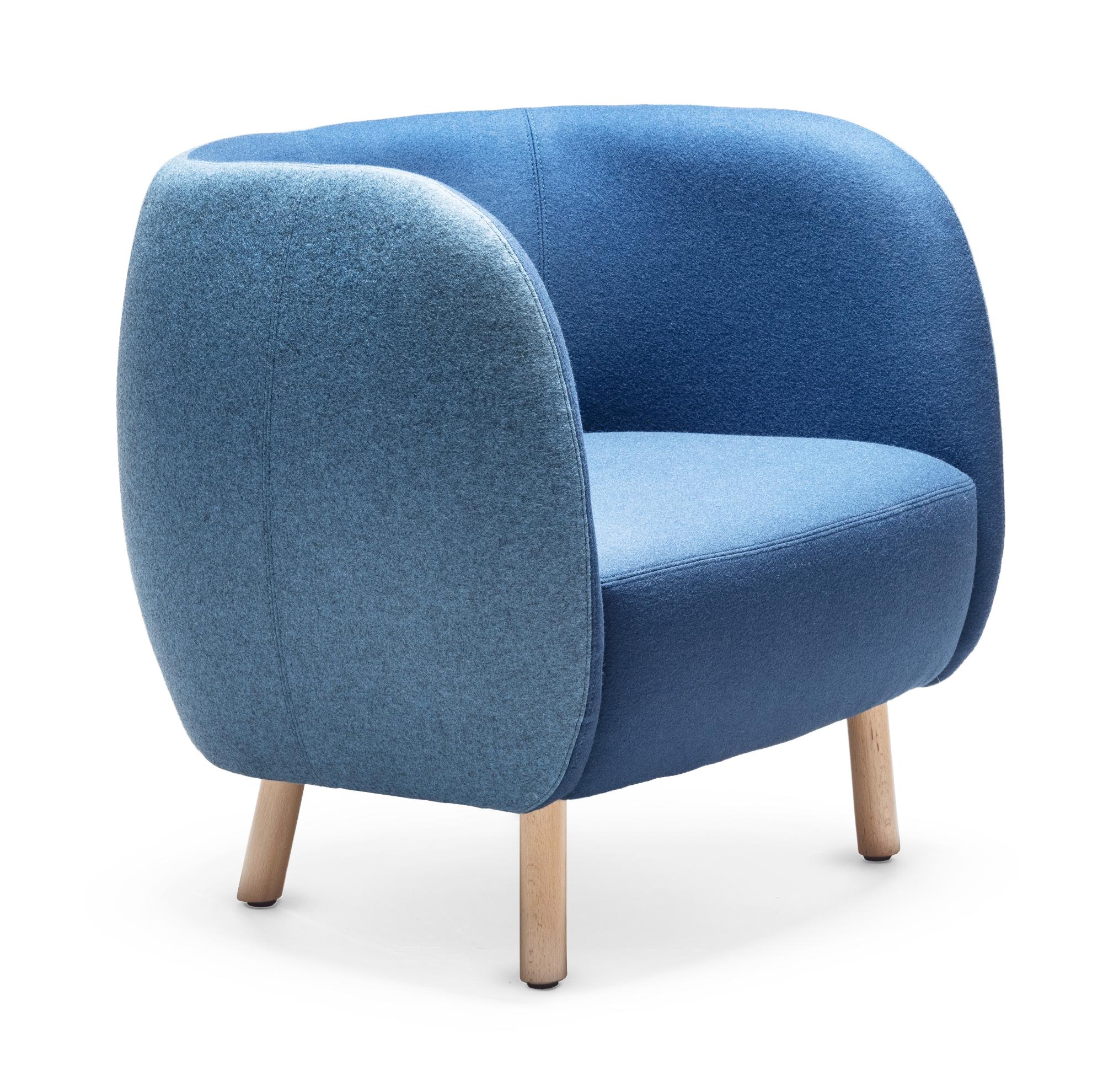 Fauteuil Mousse P Bleu