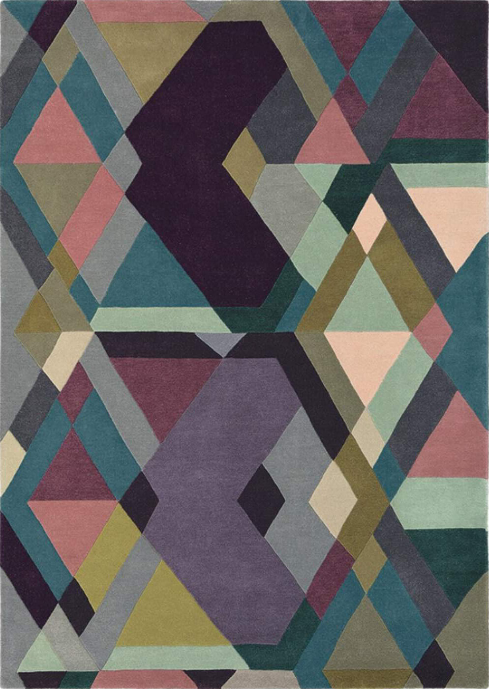 Tapis Mosaic Mauve Clair 57605 | Taille: 170 x 240 cm