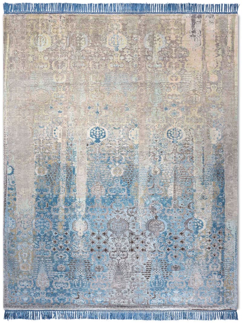 Tapis noué main Woods