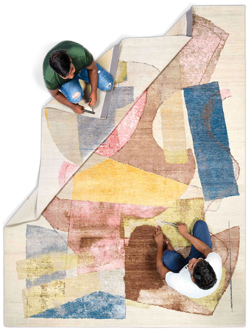 Tapis noué main de luxe Original