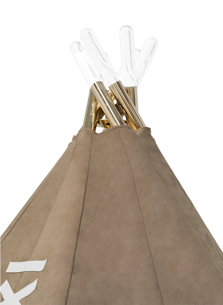 Lit Teepee Room
