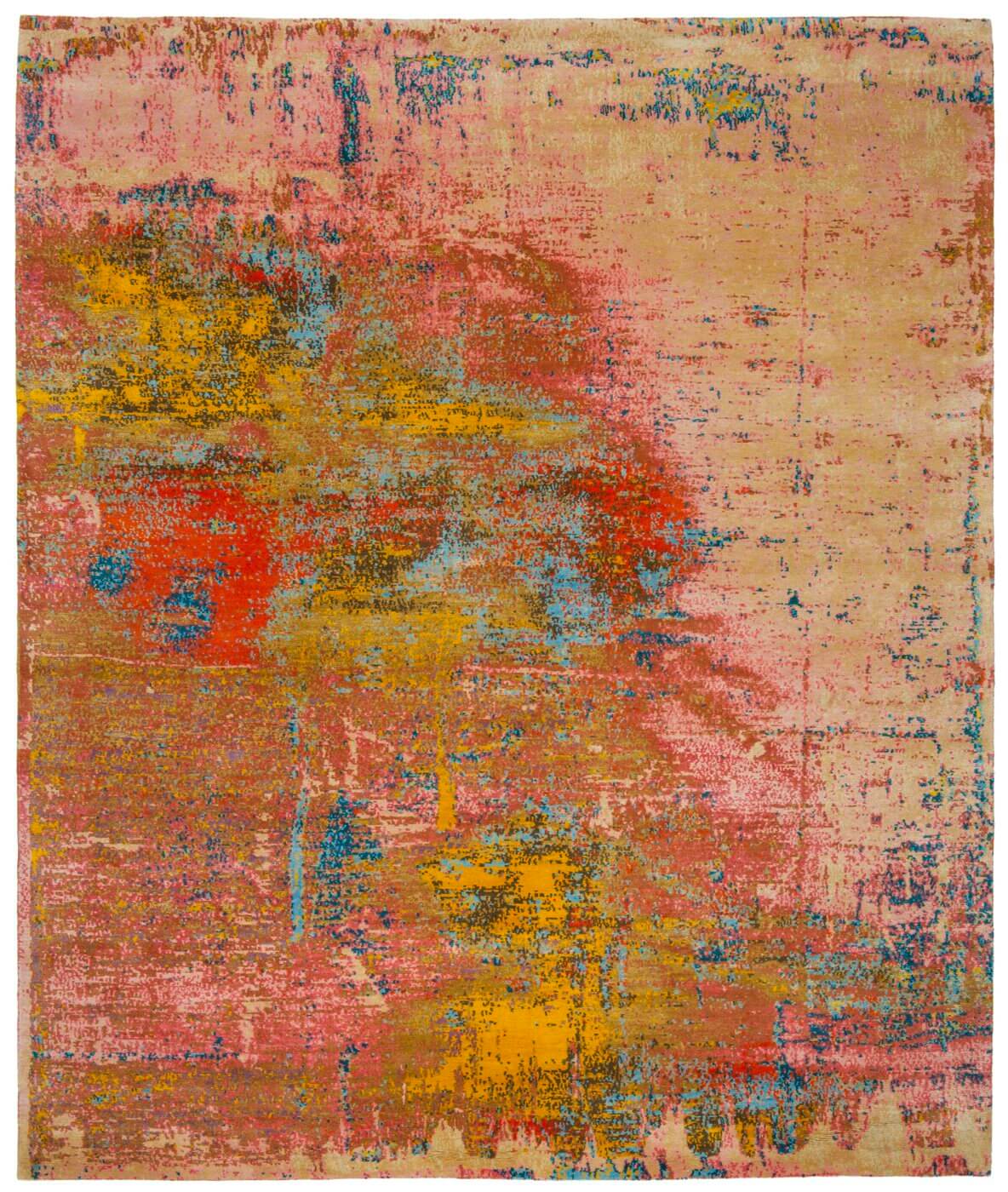 Tapis Artwork 22 Multicolore Rose
