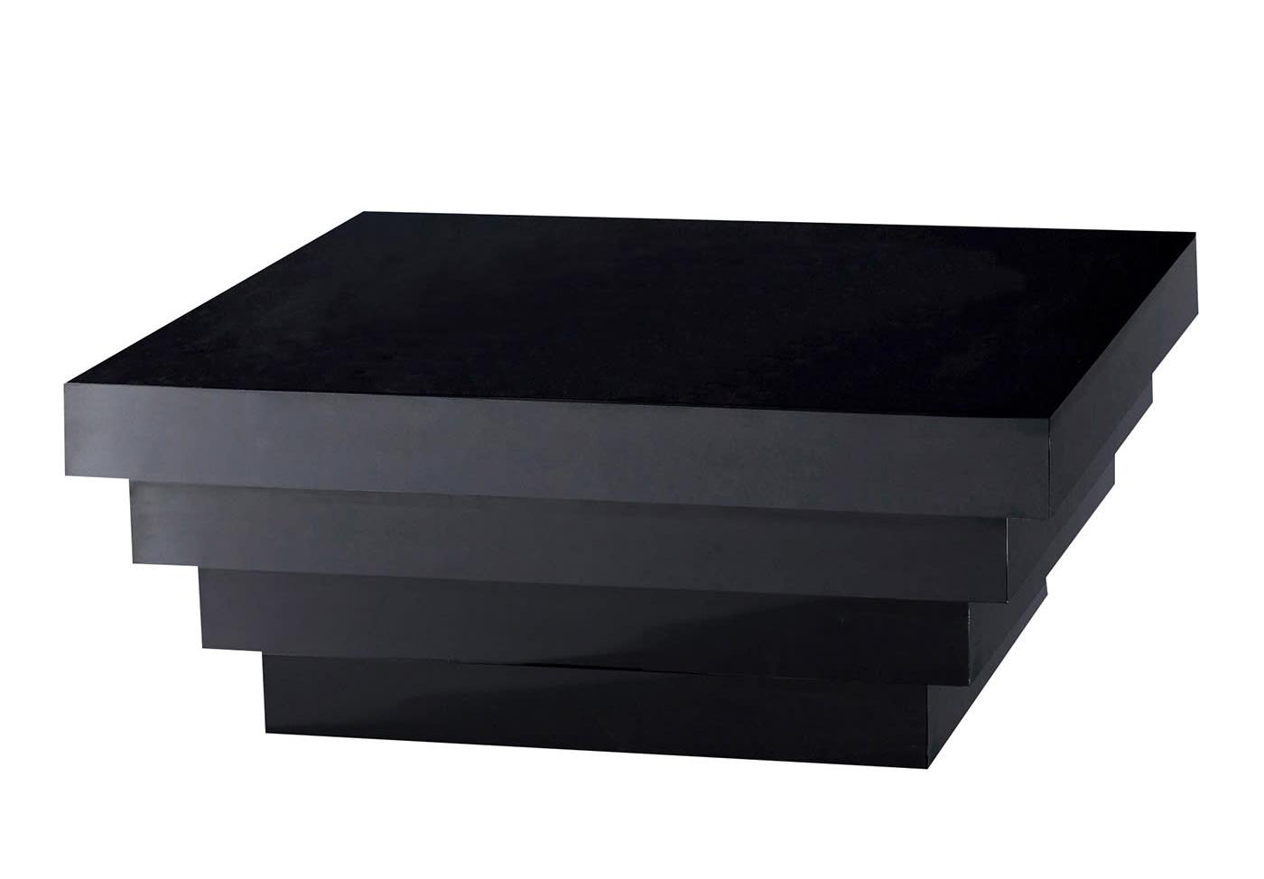 Table basse noire Silhouette