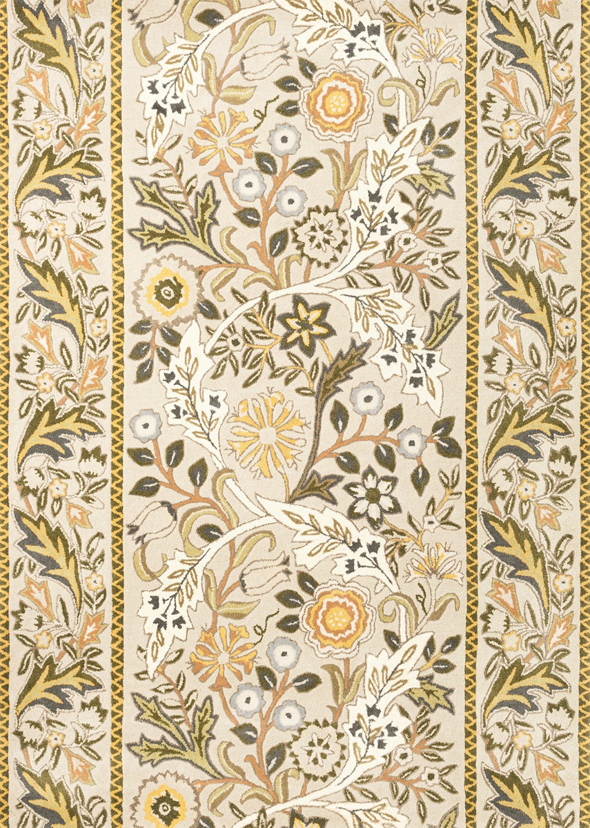 Tapis Wilhelmina Lin / Moutarde
