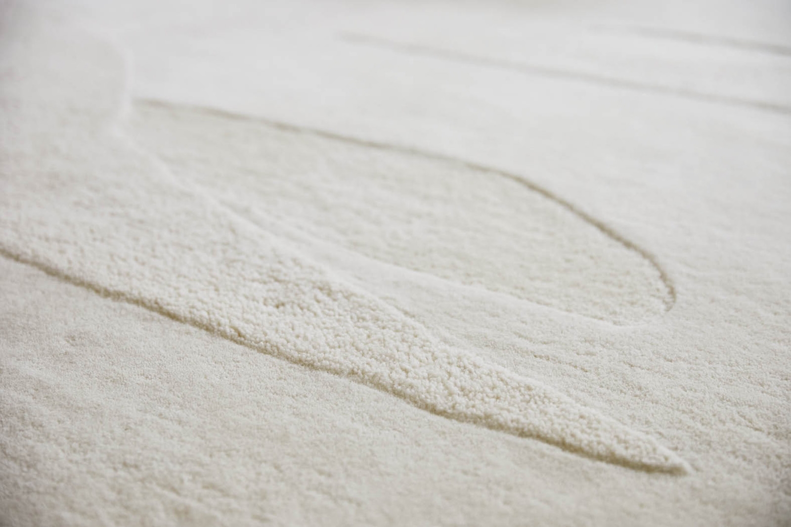 Tapis Decor Scape Laine Blanche 95001 | Taille: 200 x 280 cm