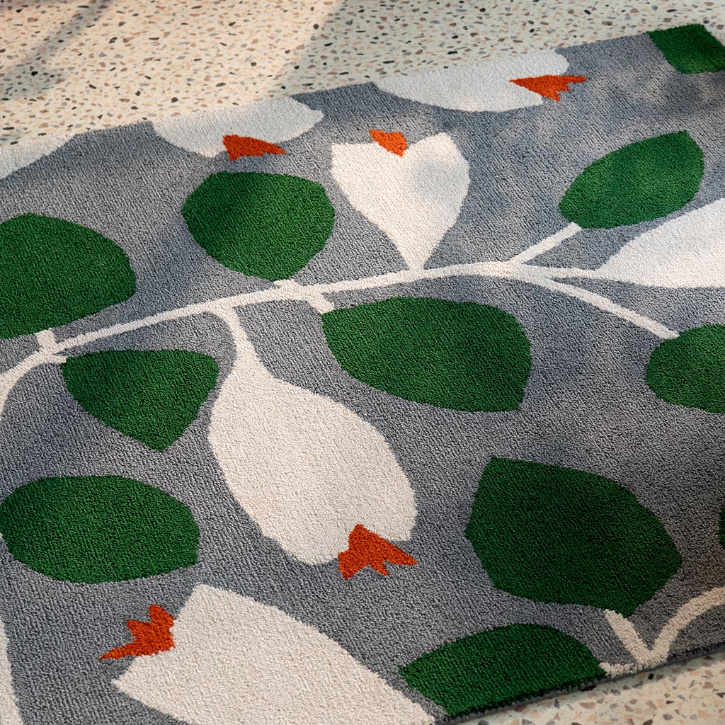 Tapis Cynorrhodon Bleu Extérieur