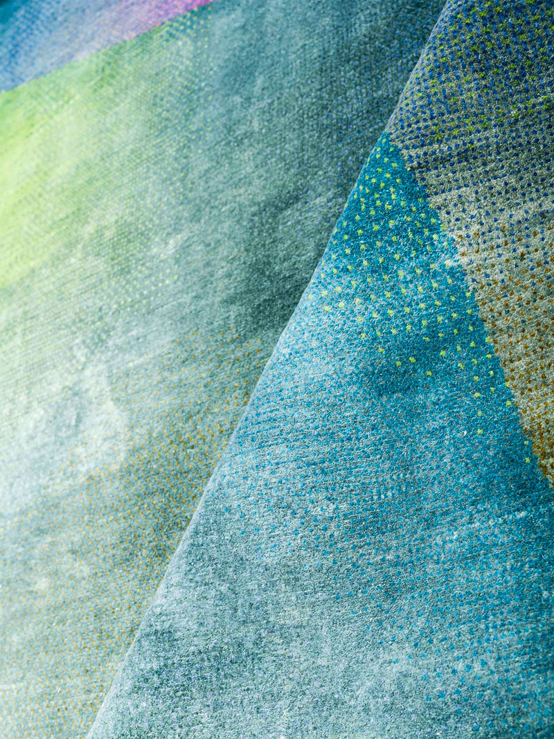 Tapis noué main de luxe Crystal