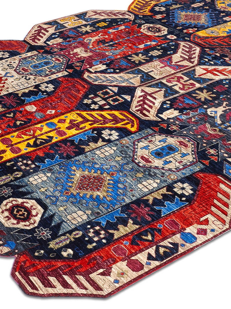 Tapis fait main de luxe Multiforme
