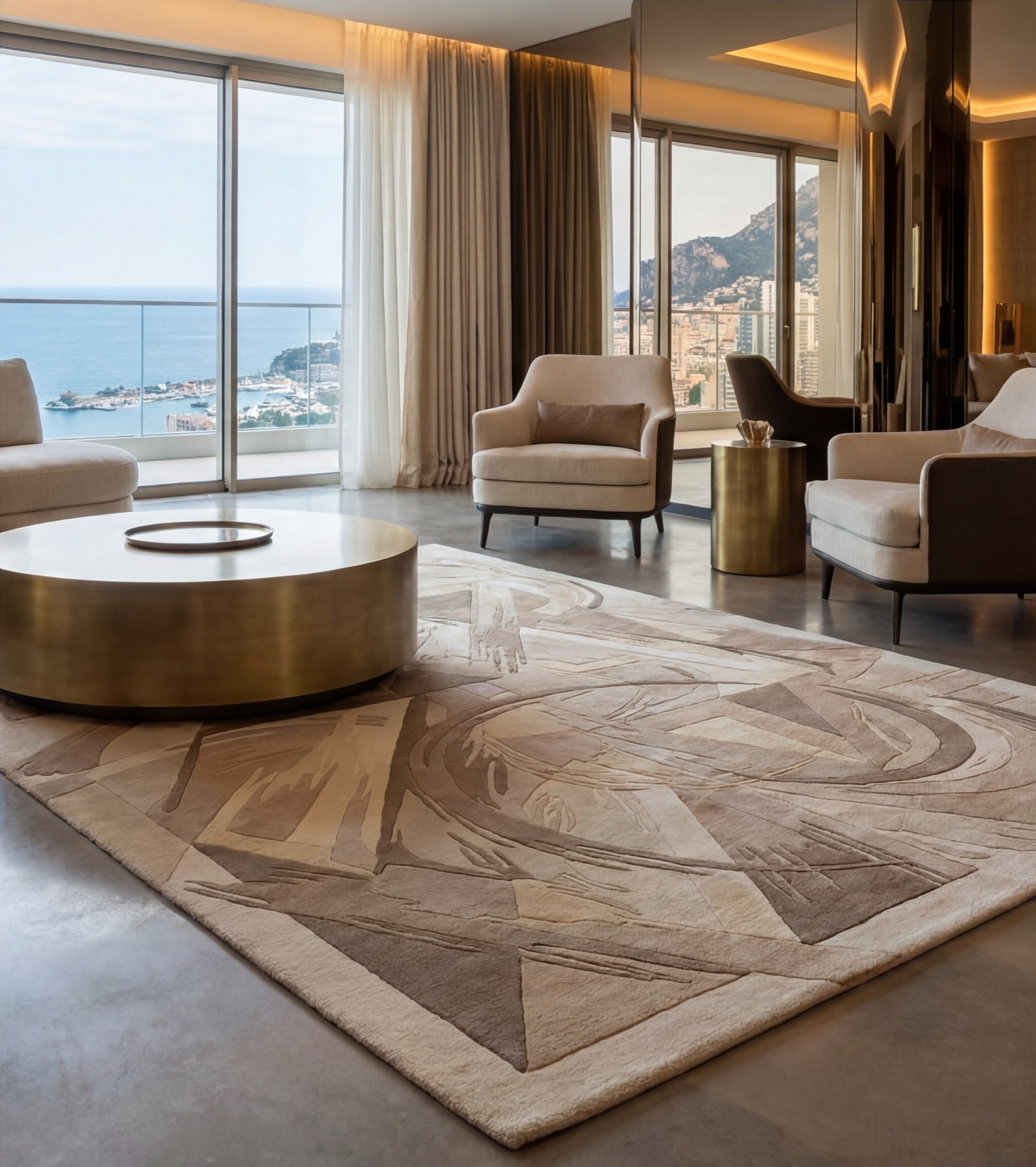 Tapis Stone Rosette