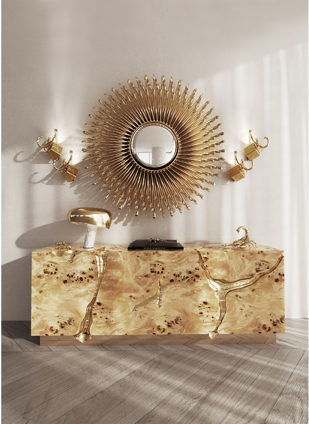 Buffet Peuplier Fissure