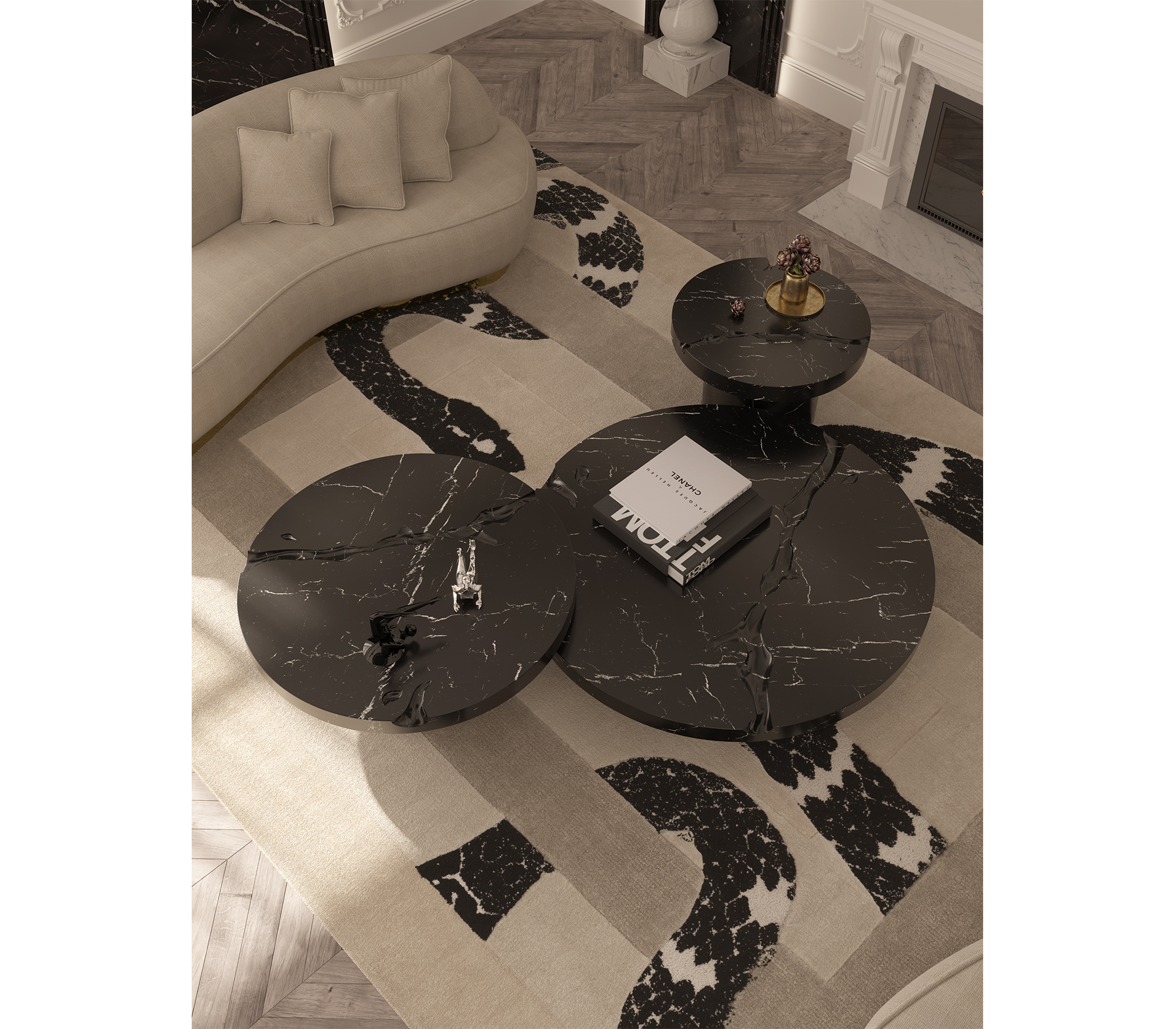 Tables Dominion Nero x3
