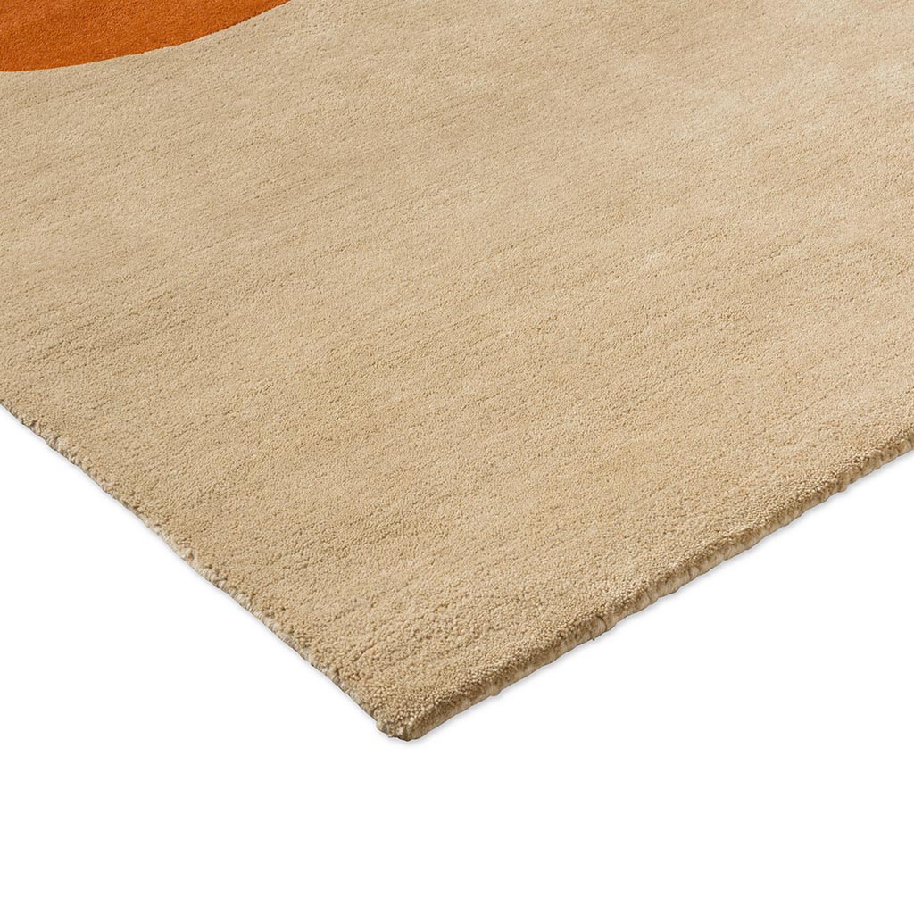 Flower Placement Pumpkin / Ecru Tapis