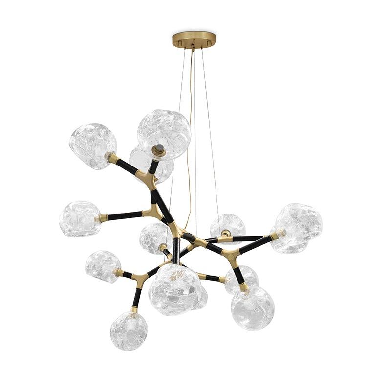 Grande Suspension Irrégulière Multi-Teintes