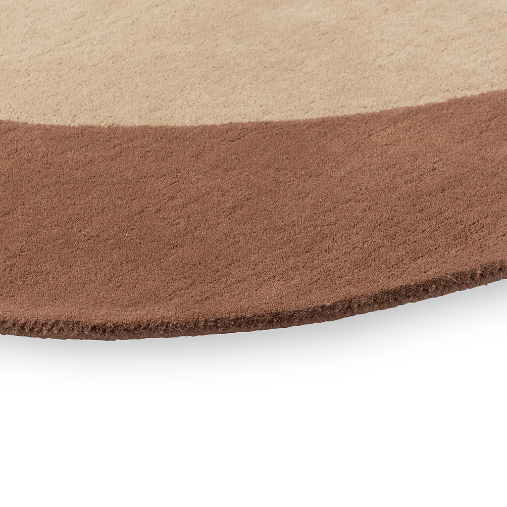 Tapis Élément Moore Caramel | Taille: 160 x 175 cm