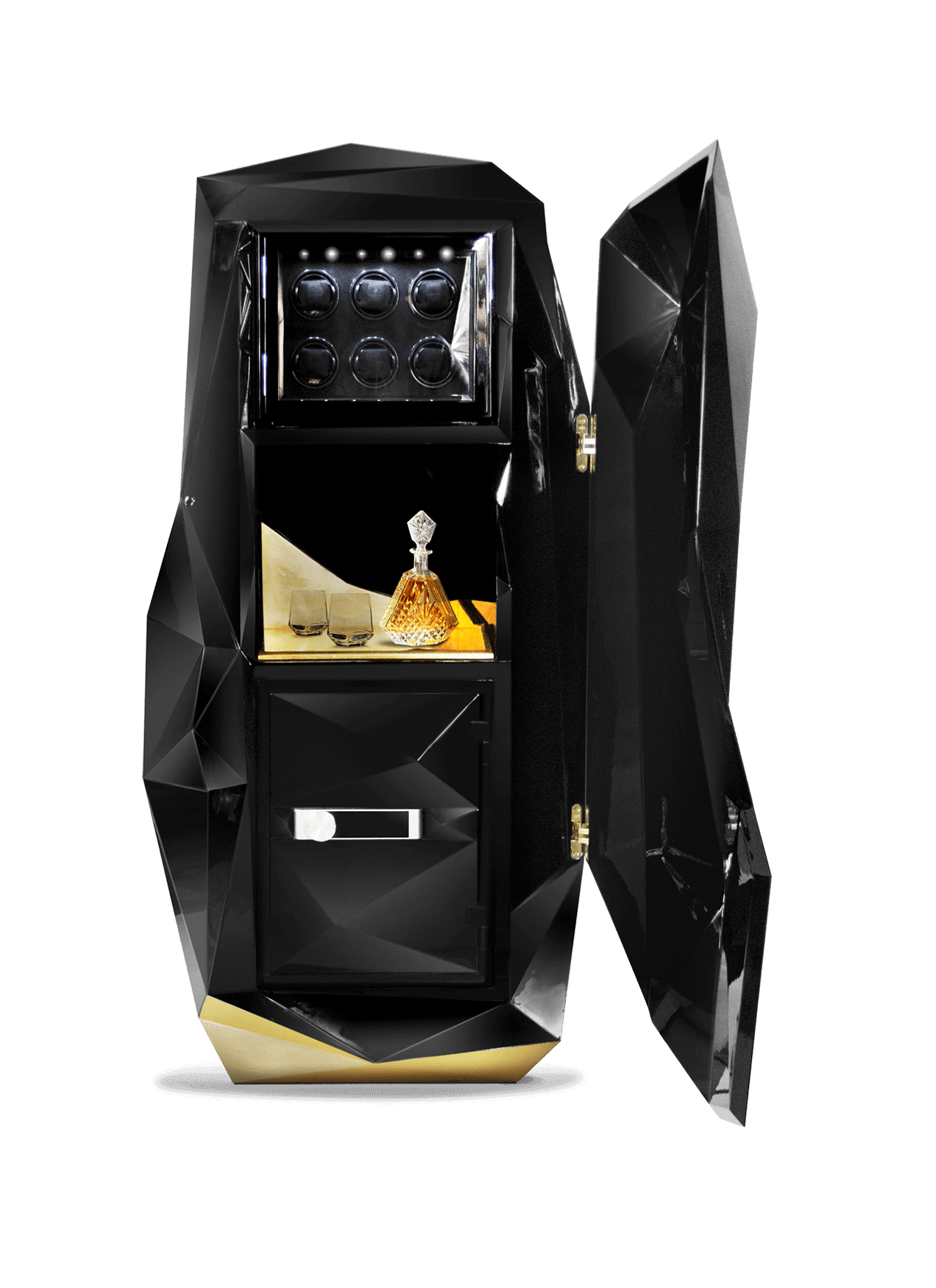 Coffre-Fort Luxe Diamond Noir