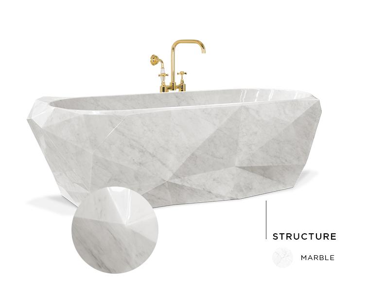 Baignoire Gemstone en Marbre