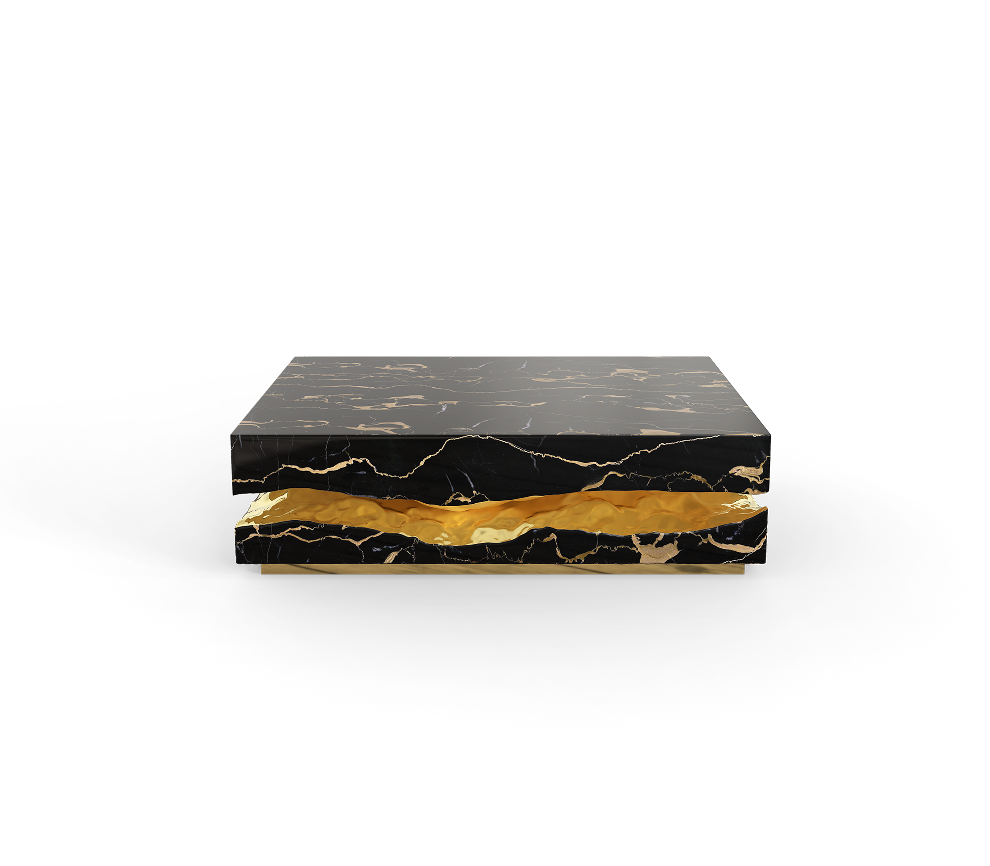 Table Basse Quarry Marbre Portoro