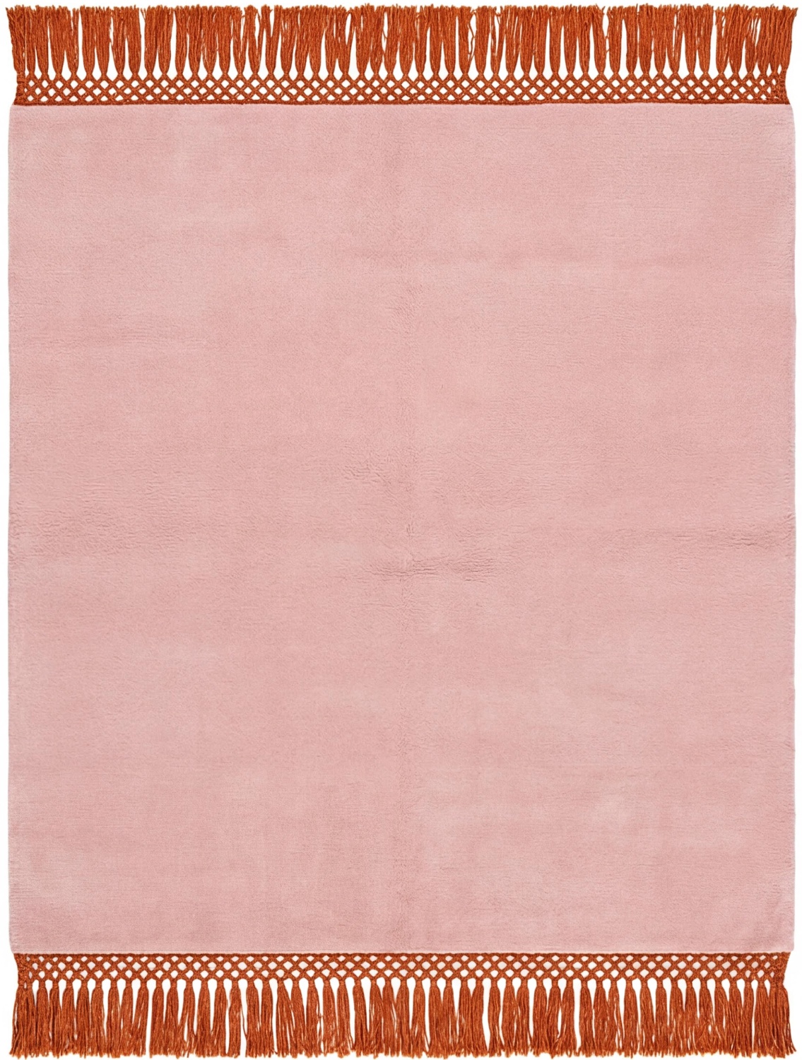 Tapis Minimal Fringe Blush