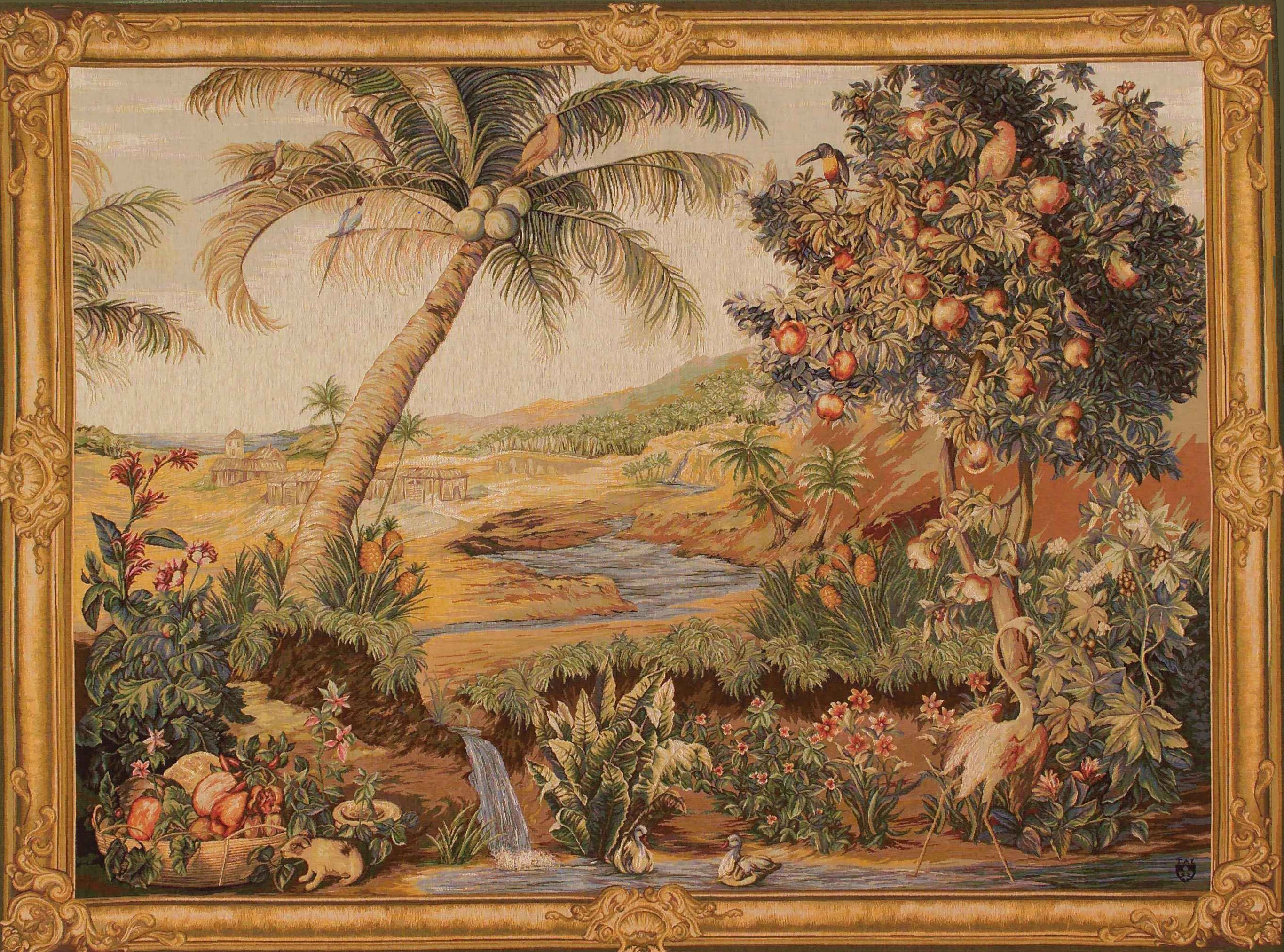 Tapisserie L’Oasis – Horizontale | Taille: 110 x 150 cm